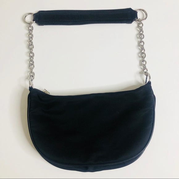 SOLD Brandy Melville Black Nylon Shoulder Bag - Picture 4 of 9